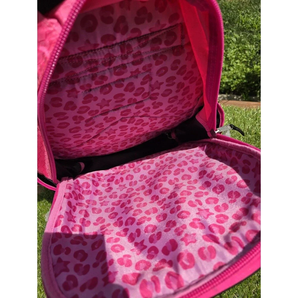 LOL Surprise Backpack Born To 16” Reflective Padded Back Girls Pink/Black NWOT